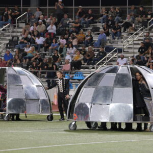 Moe and Gene Johnson HS | hiding inside Disco balls