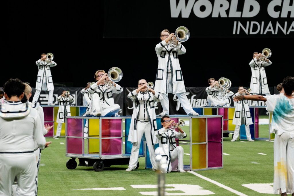 Standing on and around boxes | 2025 Bluecoats
