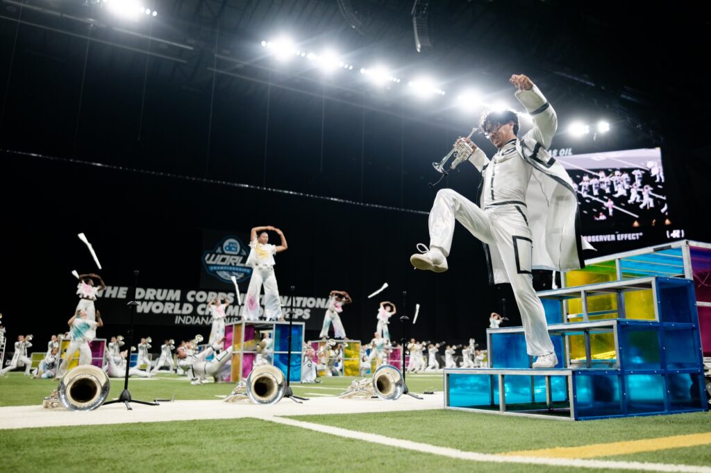 Jumping off boxes | 2025 Bluecoats