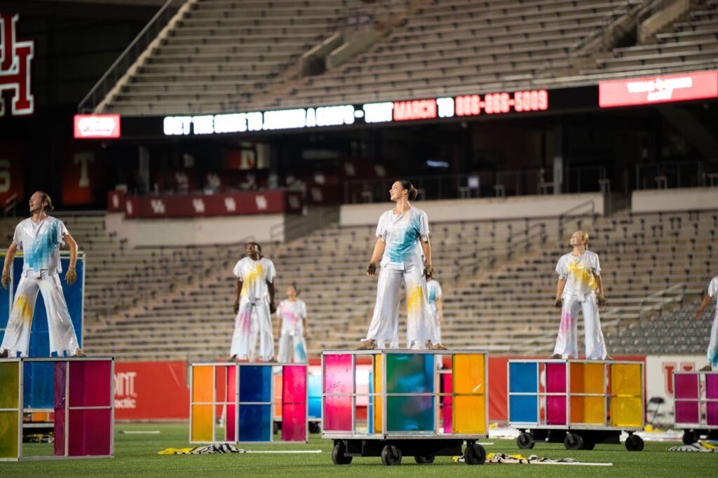 Guard atop moving cubes | 2025 Bluecoats
